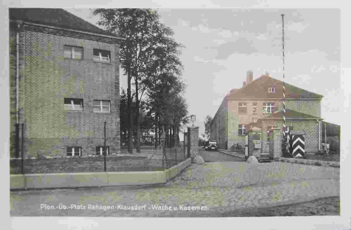 Am Mellensee. Rehagen - Wache und Kaserne, 1940