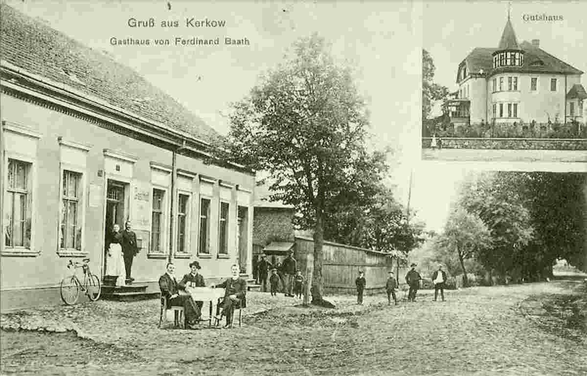 Angermünde. Kerkow - Gasthaus von Ferdinand Baath
