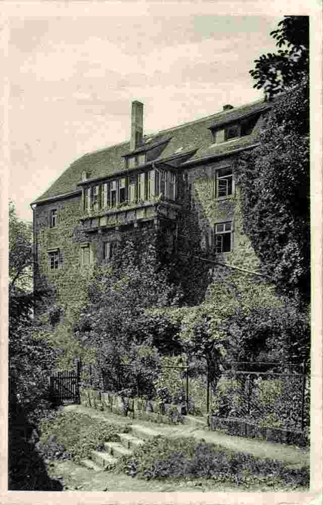 Allendorf (Lumda). Burg Nordeck, Ostseite, 1928
