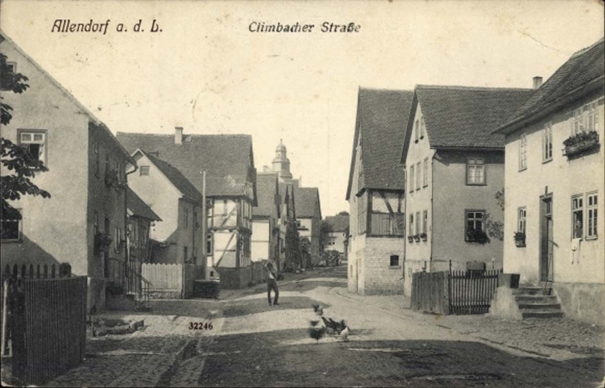 Allendorf (Lumda). Limbacher Straße, 1913