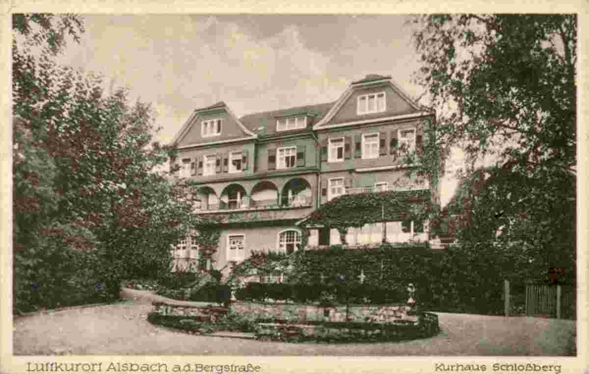 Alsbach-Hähnlein. Alsbach - Kurhaus Schlossberg