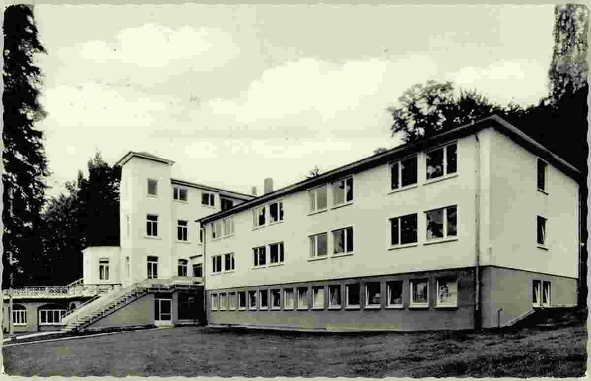 Alsbach-Hähnlein. Alsbach - Sanatorium 'Hirschpark', 1963