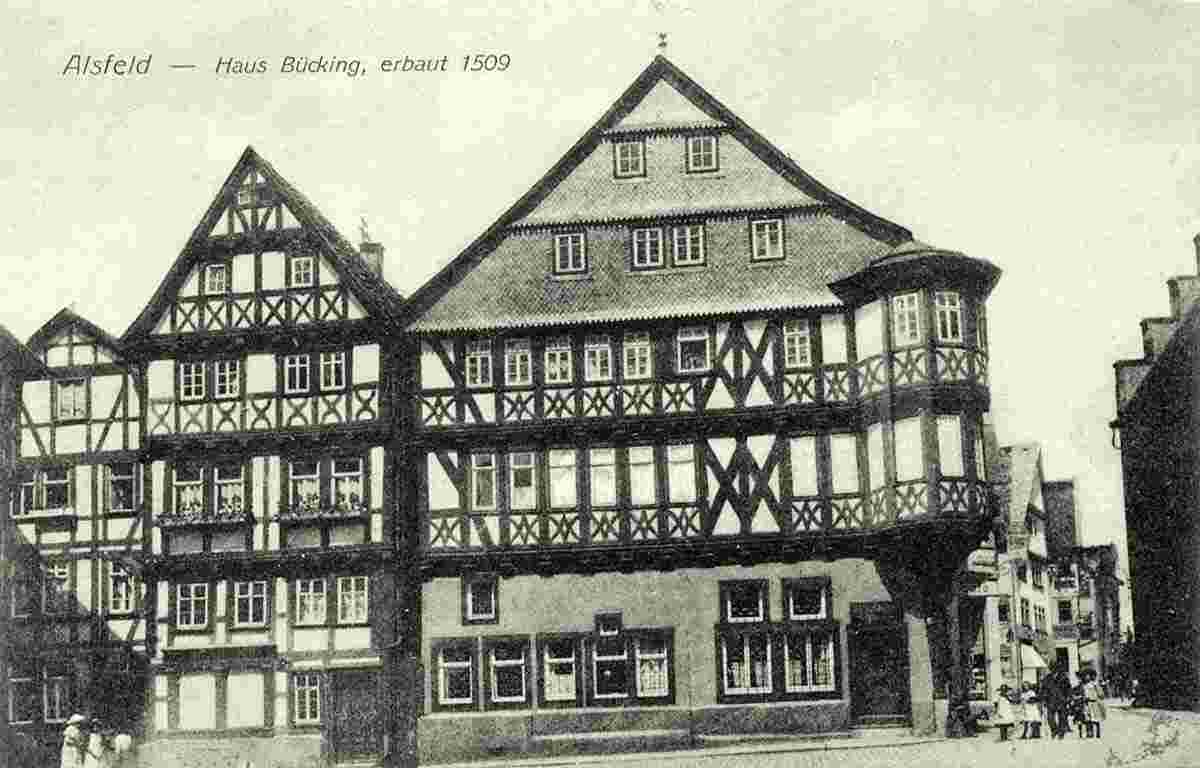 Alsfeld. Haus Bücking, erbaut 1509