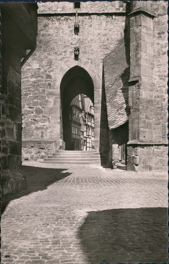 Alsfeld. Walpurgiskirche - Turmdurchgang, 1965