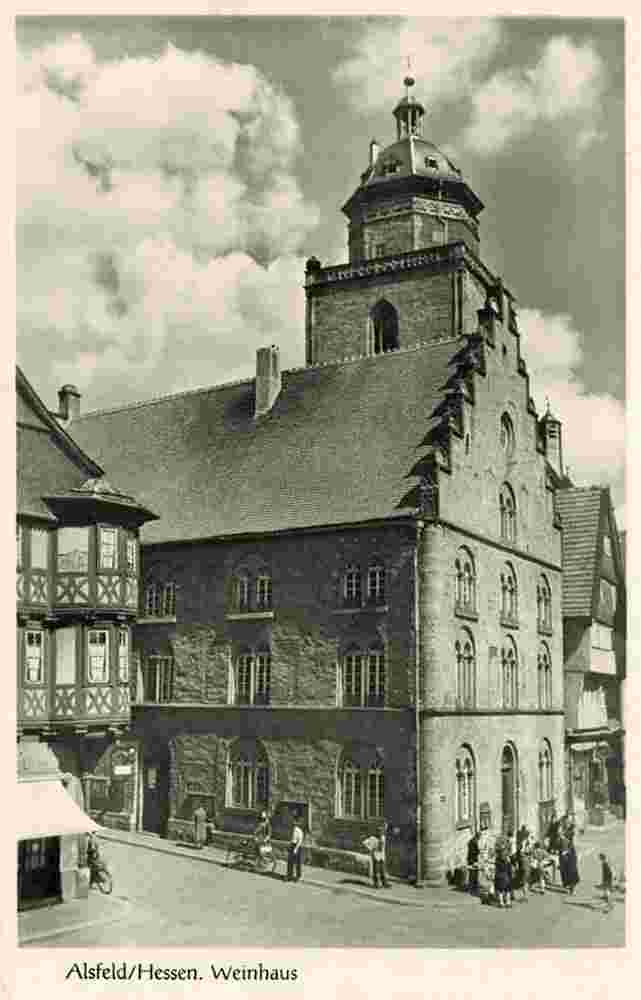 Alsfeld. Weinhaus, 1953