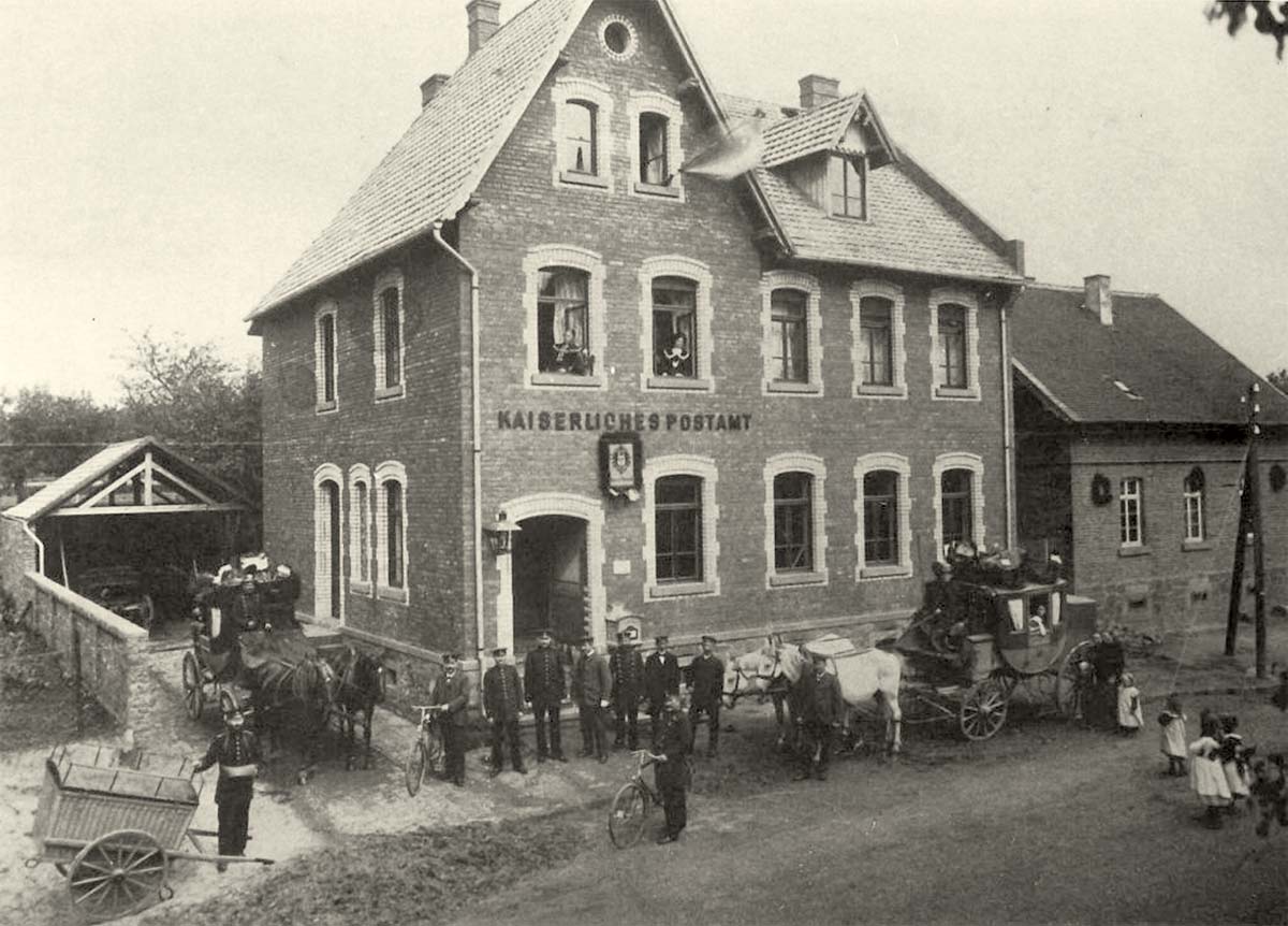 Das kaiserliche Postamt in Altenstadt wurde 1905