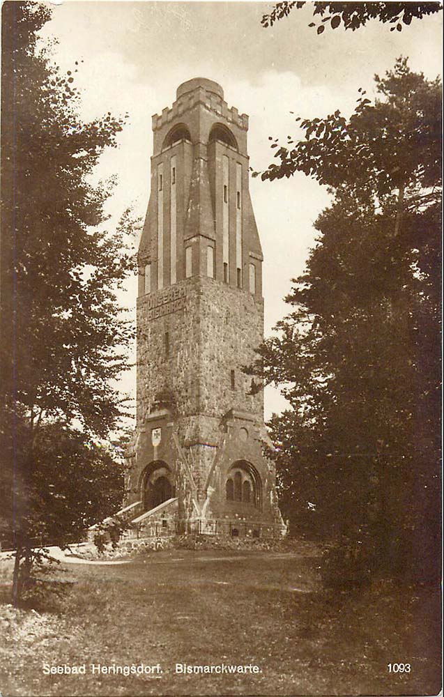 Ahlbeck (Heringsdorf). Bismarckwarte, 1913