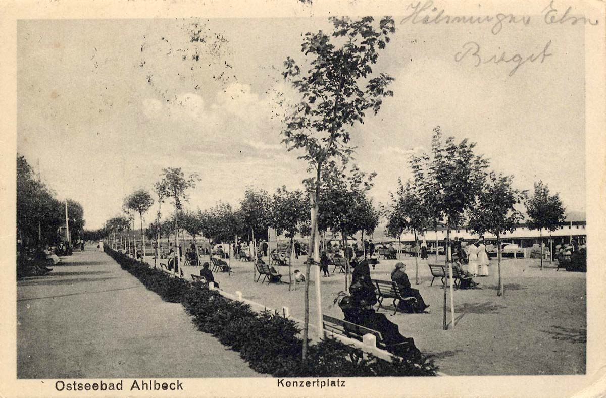 Ahlbeck (Heringsdorf). Konzertplatz, 1922
