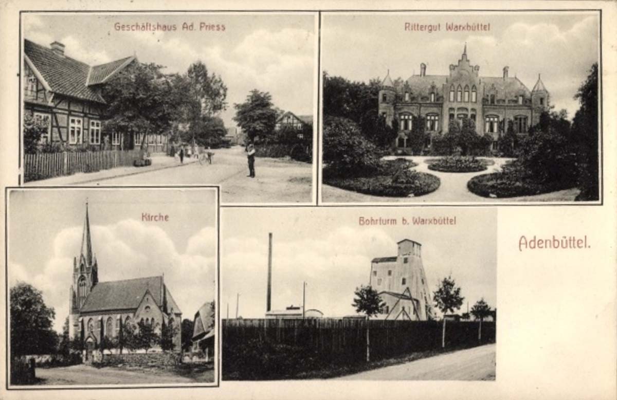 Adenbüttel. Rittergut Warxbüttel, 1914