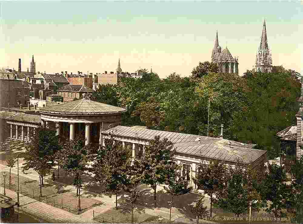 Aachen. Elisenbrunnen, um 1890