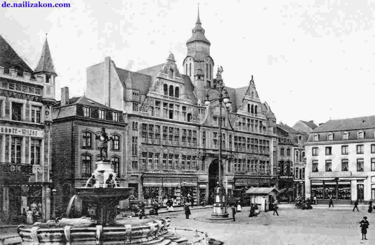 Aachen. Frühe Aufnahme des Kaufhauses von Leonhard Tietz um 1908