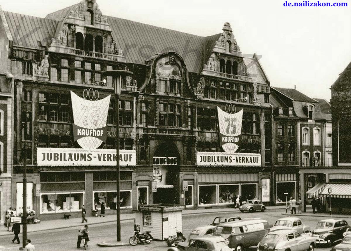 Aachen. Im Jahr 1954 feierte der Kaufhof sein 75jähriges Bestehen