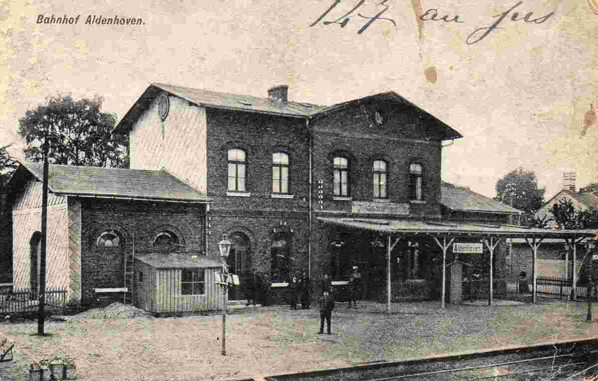 Aldenhoven. Bahnhof