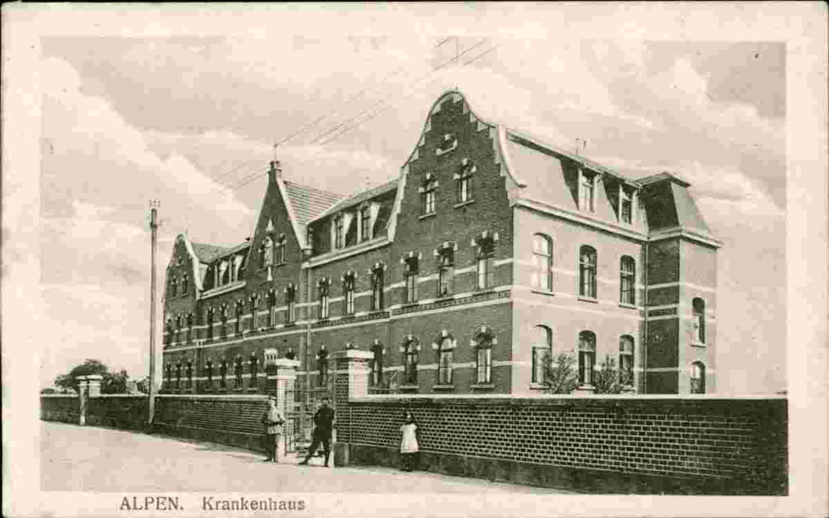 Alpen. Krankenhaus, 1918