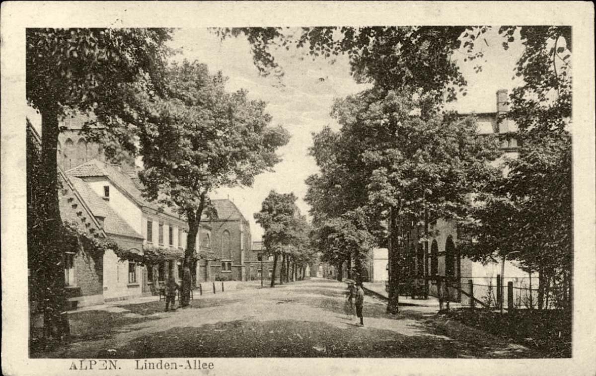Alpen. Linden-Allee, 1922