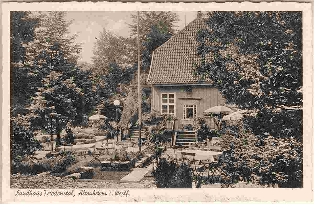 Altenbeken. Gasthof 'Landhaus Friedenstal', um 1930s