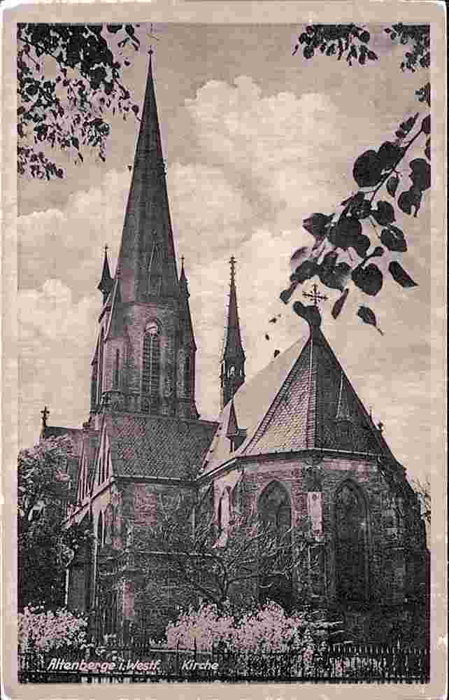 Altenberge. Kirche, um 1920