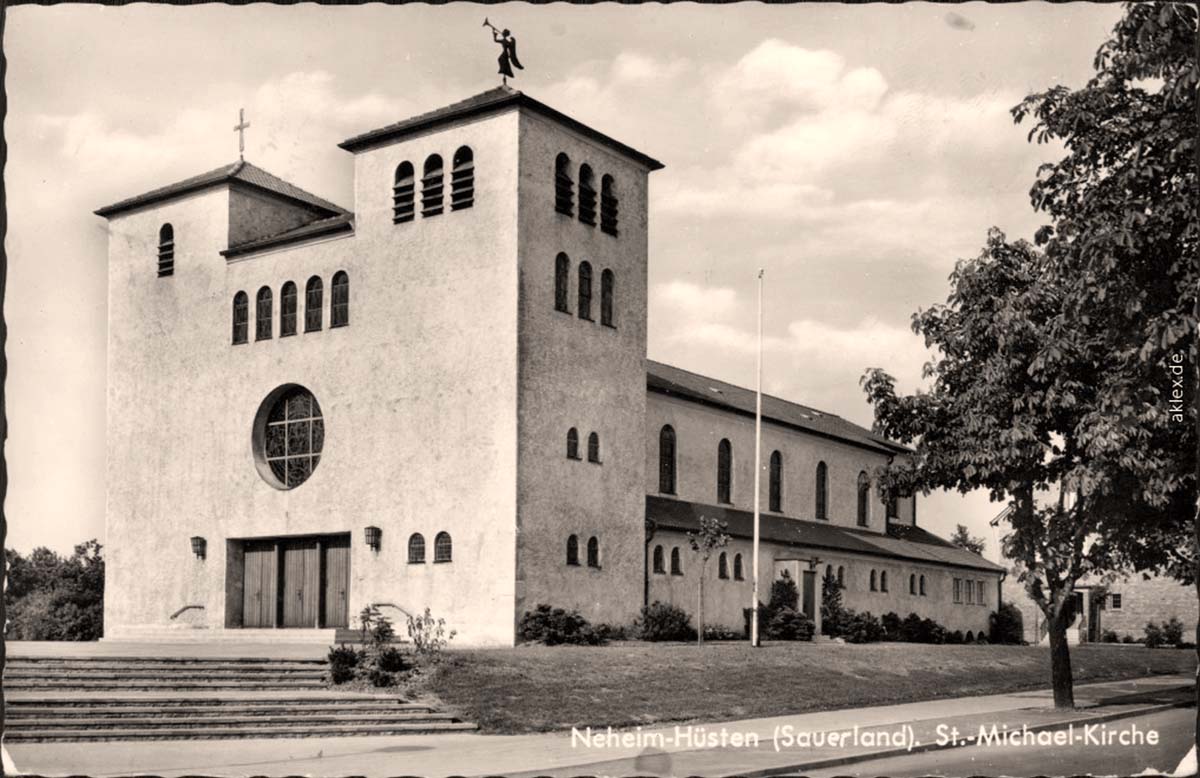 Arnsberg.Neheim-Hüsten - St Michael Kirche, 1963