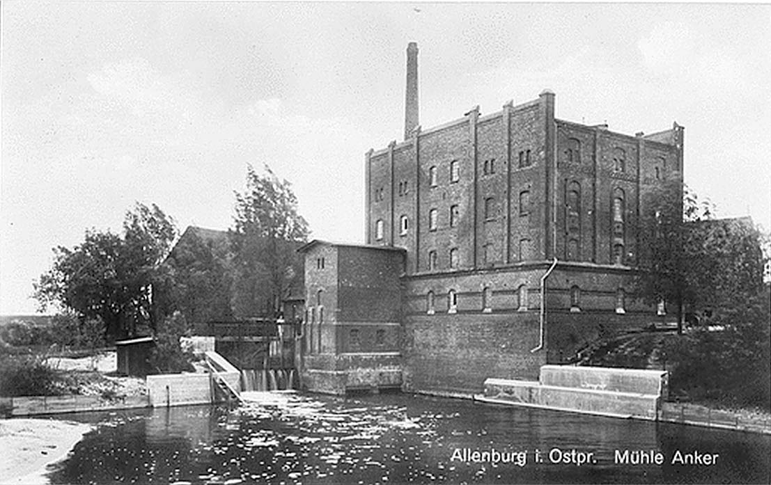 Allenburg (Druschba). Mühle, 1925-1930