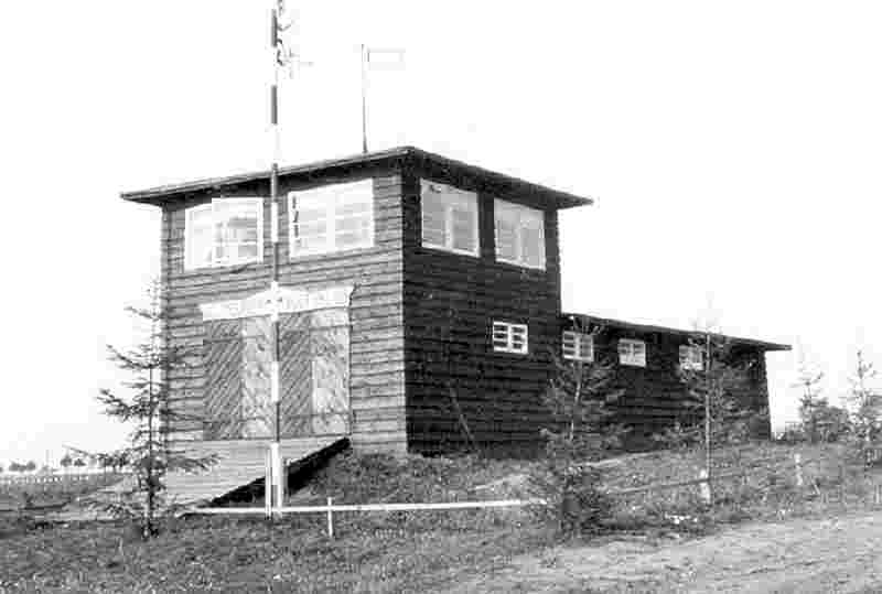 Allenburg. Das Gebäude für die Lagerung von Booten Segelclub, 1925-1945