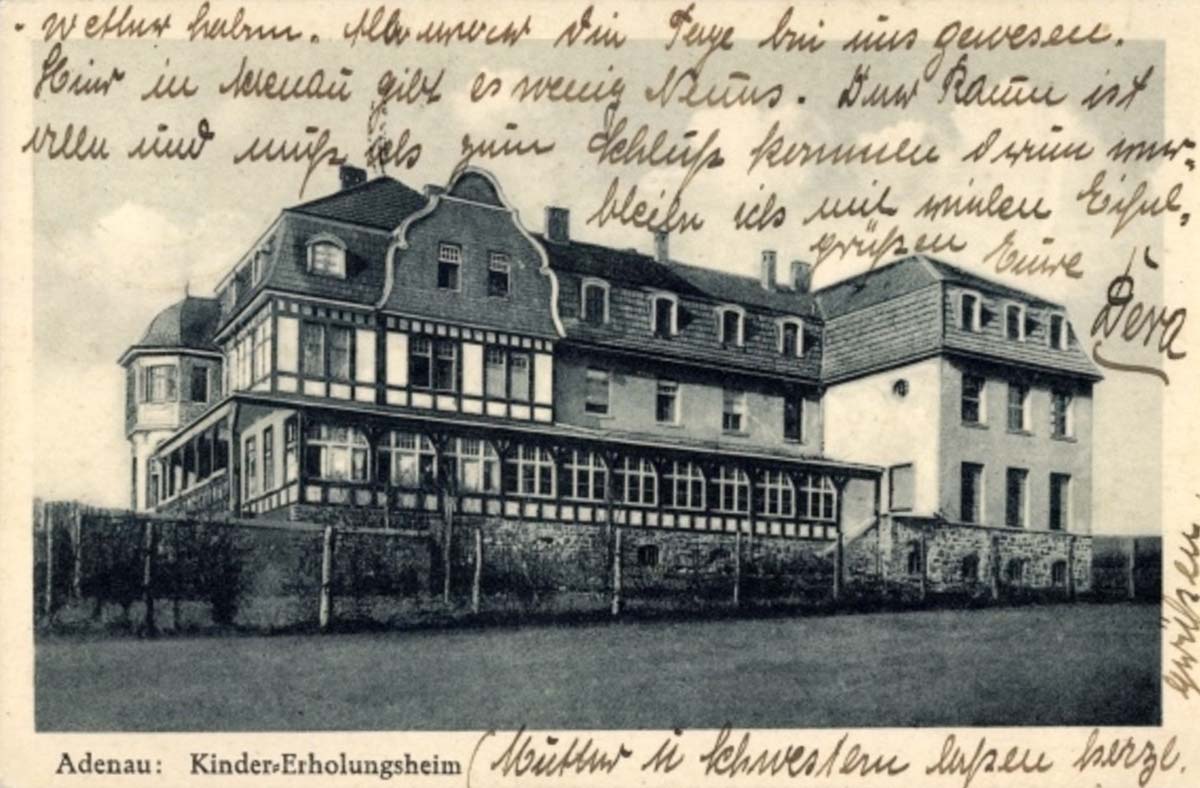 Adenau. Kindererholungsheim, 1935