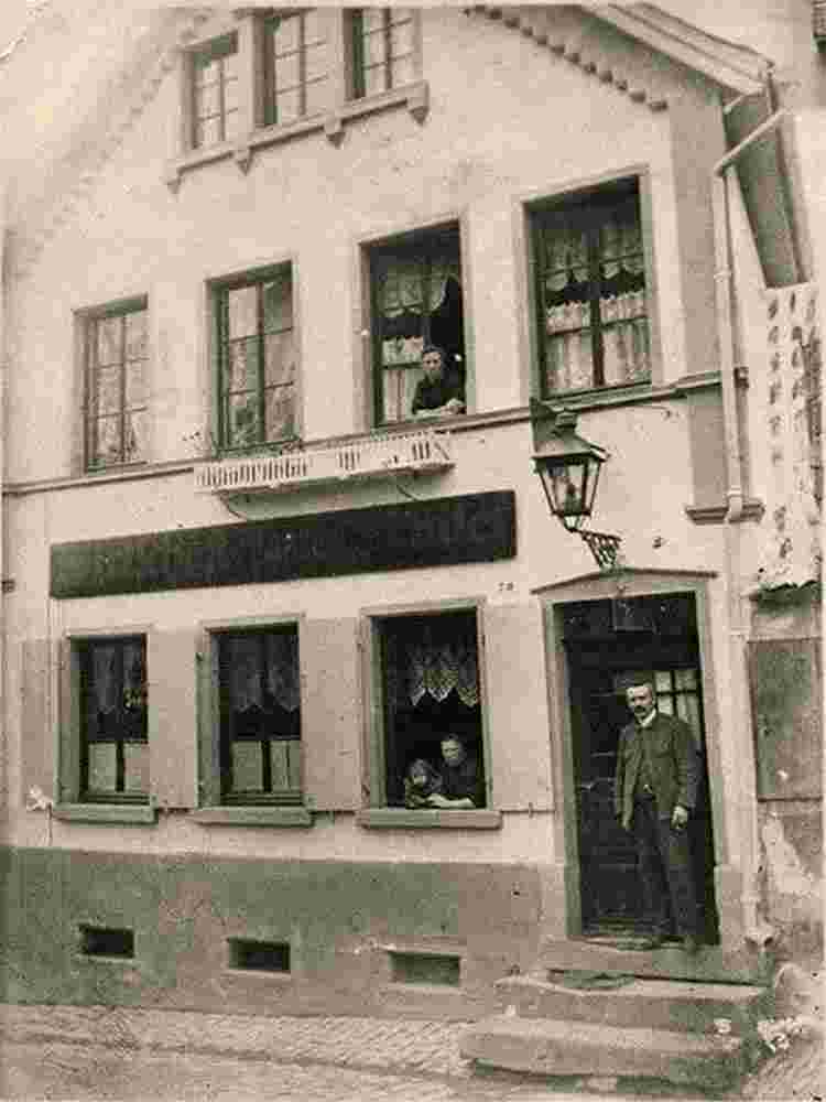 Albig. Gastwirtschaft, Gaststätte Wilhelm Müller, 1912