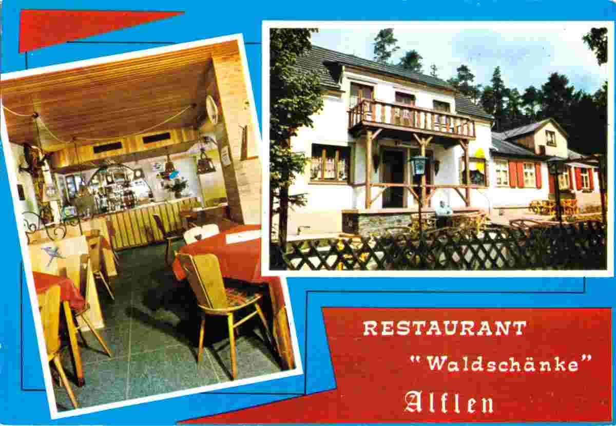 Alflen. Restaurant 'Waldschänke', 1974