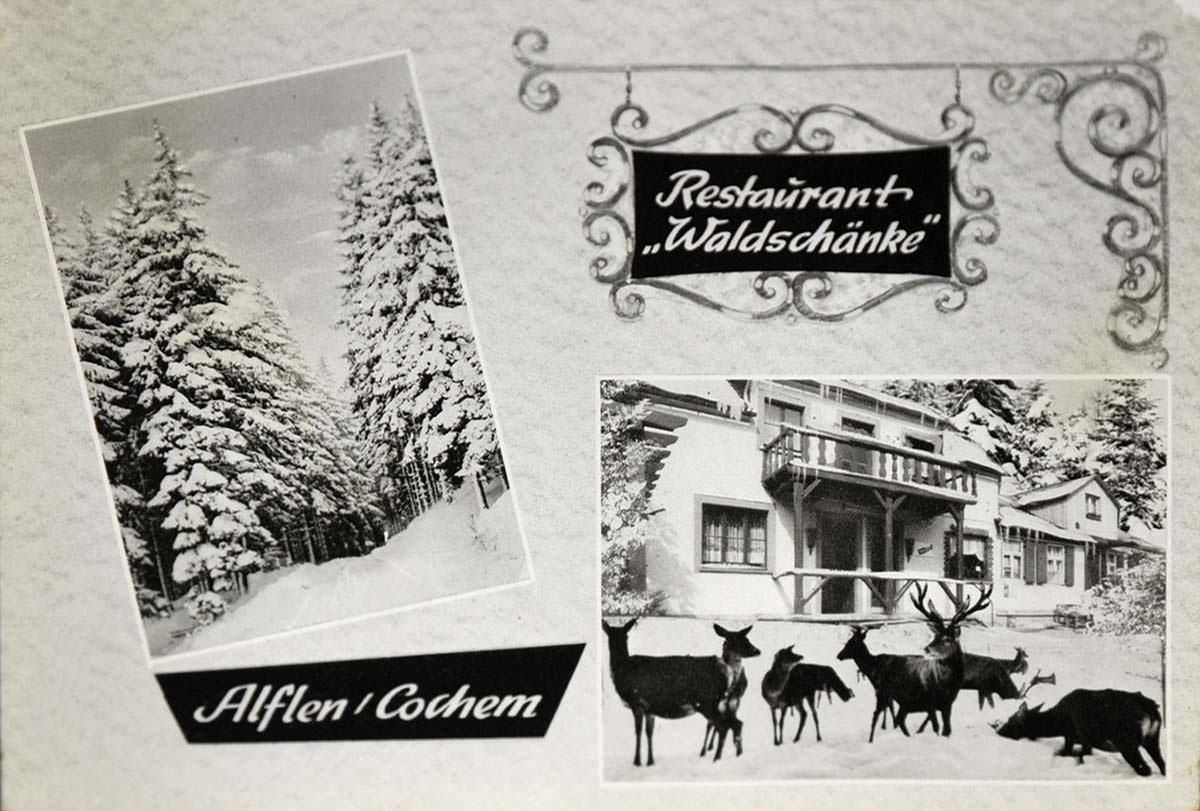 Alflen. Restaurant 'Waldschänke', Besitzerin - Frau Carola Barfknecht