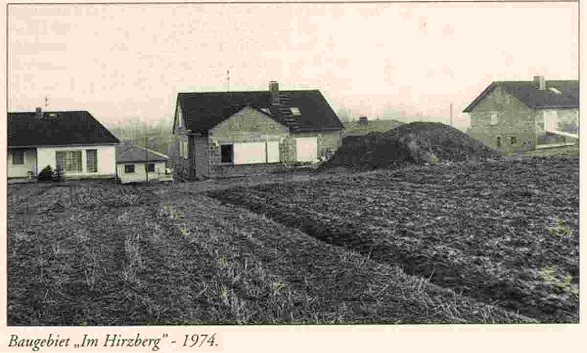 Almersbach. Baugebiet 'Im Hirzberg', 1974