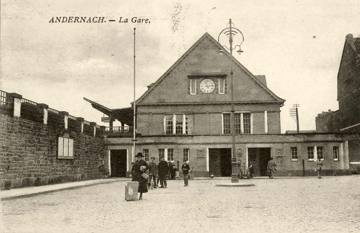 Andernach. Bahnhof