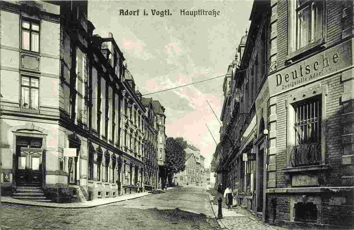 Adorf. Hauptstraße, 1924