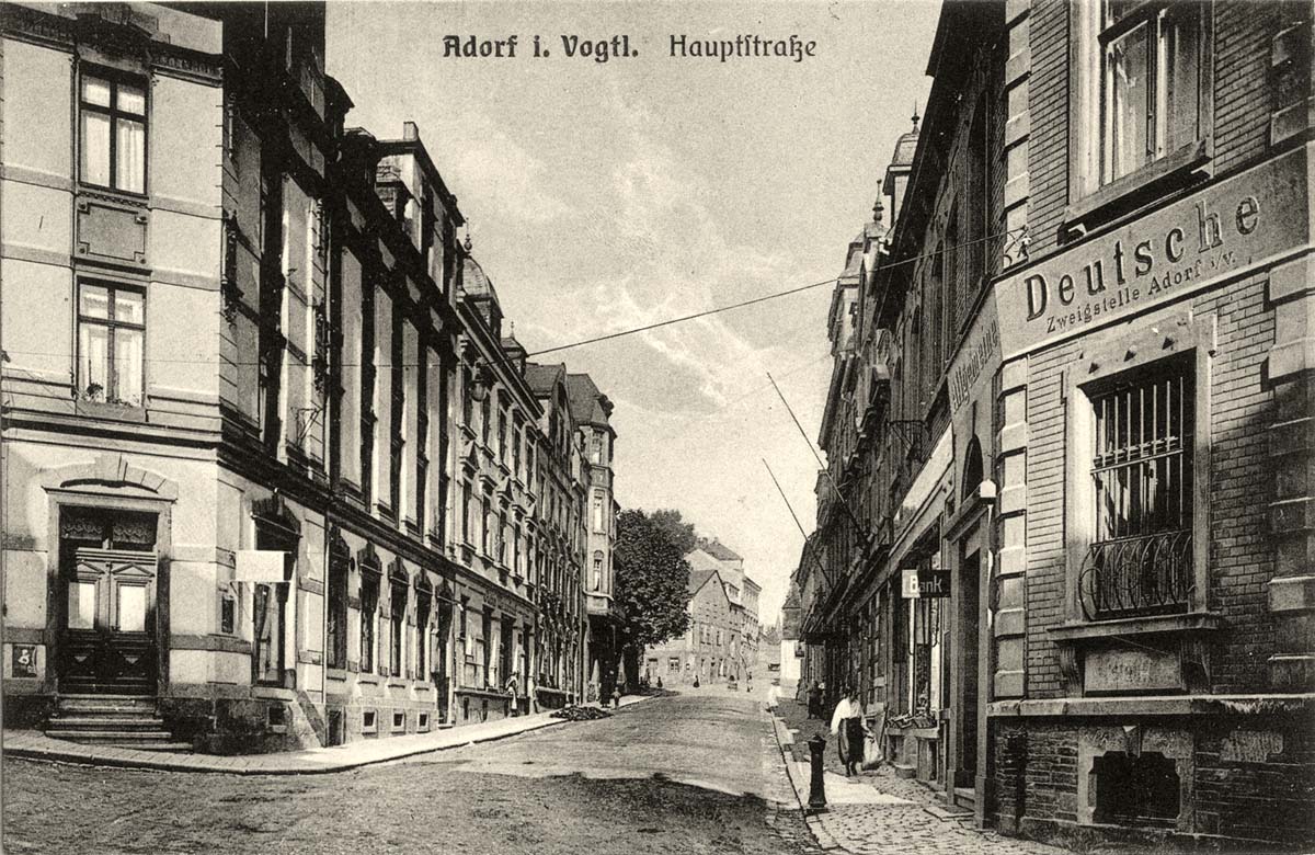 Adorf (Vogtlandkreis). Hauptstraße, 1924