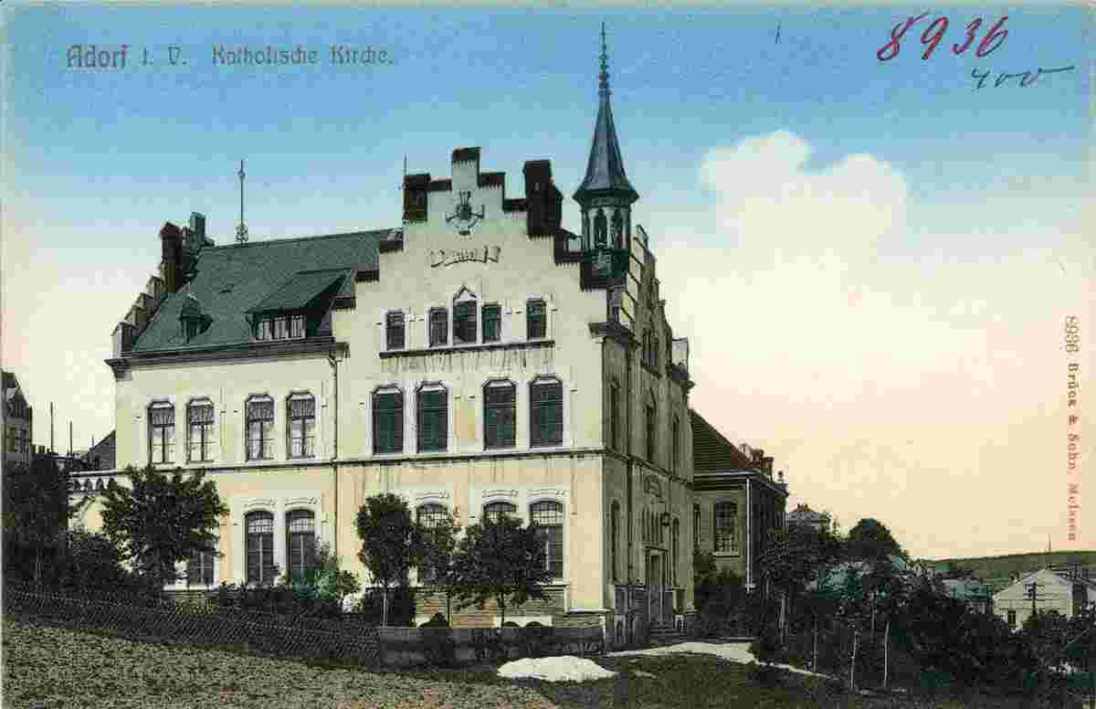 Adorf. Katholische Kirche, 1907