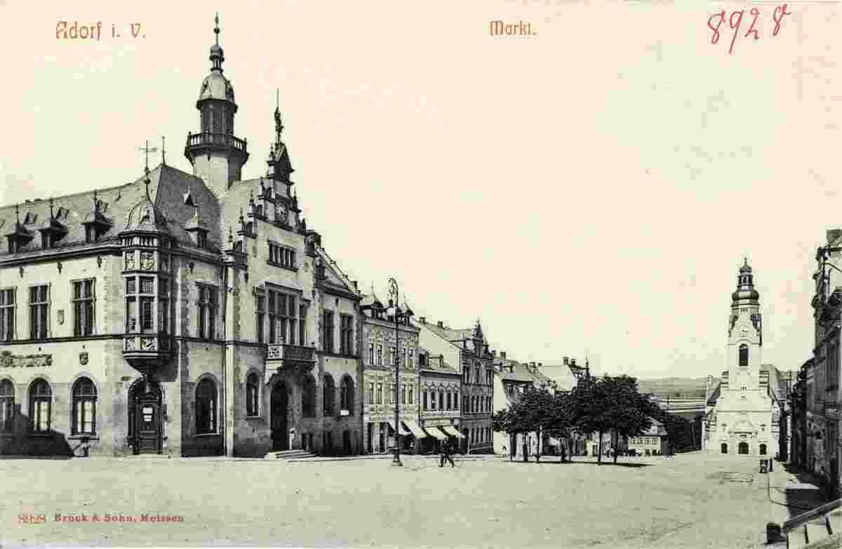 Adorf. Markt, 1907