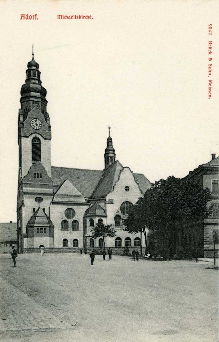 Adorf (Vogtlandkreis). Michaeliskirche, 1907
