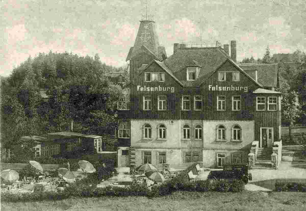 Altenberg. Bärenfels - Hotel Felsenburg, 1940