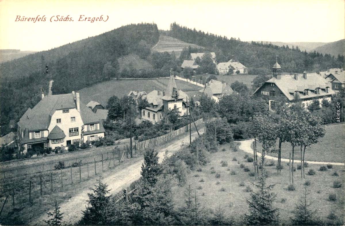 Altenberg (Erzgebirge). Bärenfels - Villen, 1913