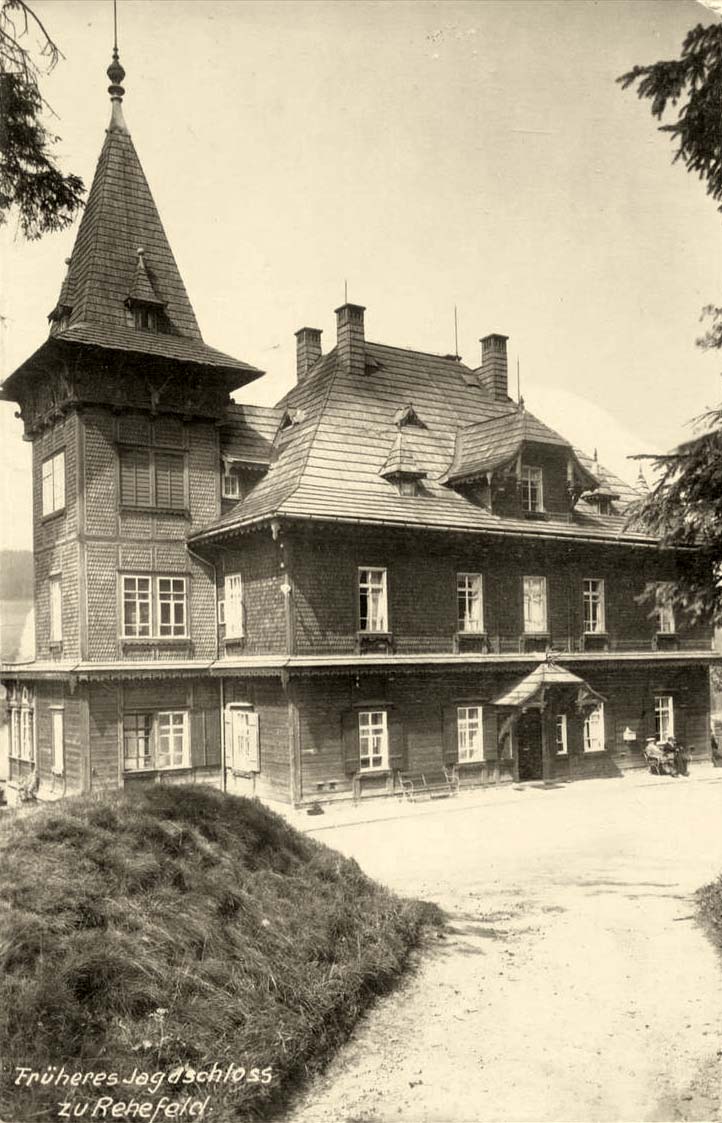 Altenberg (Erzgebirge). Rehefeld - Früheres Jagdschloß, circa 1915