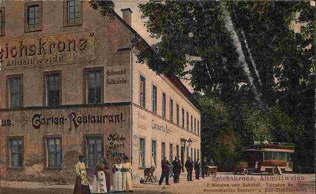 Altmittweida. Restaurant 'Reichskrone'