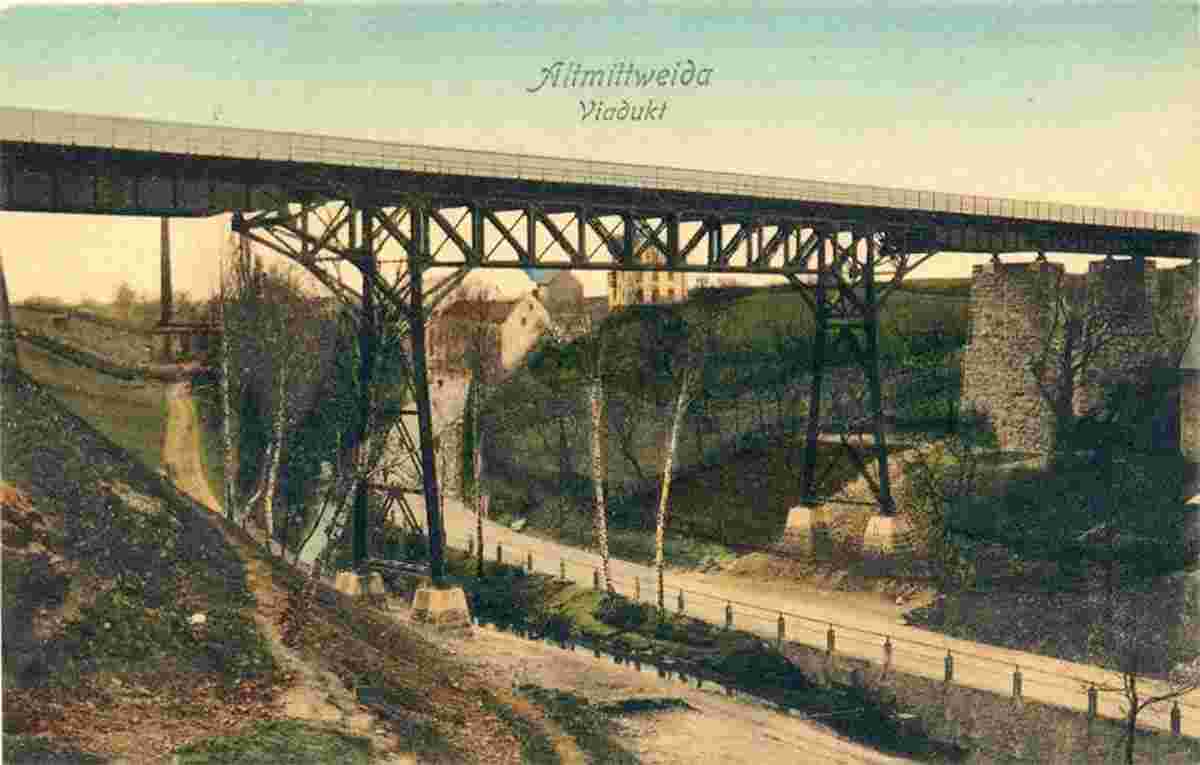 Altmittweida. Viadukt, 1907