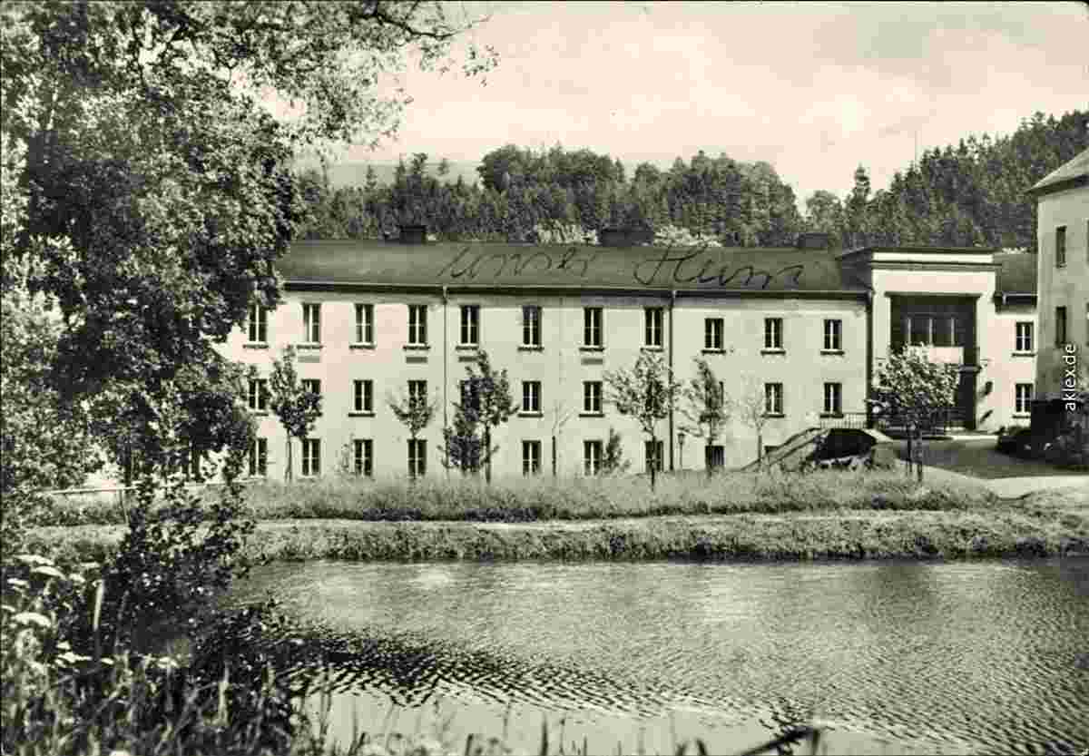 Amtsberg. Erholungsheim Albert Funk mit Teichanlage, 1971