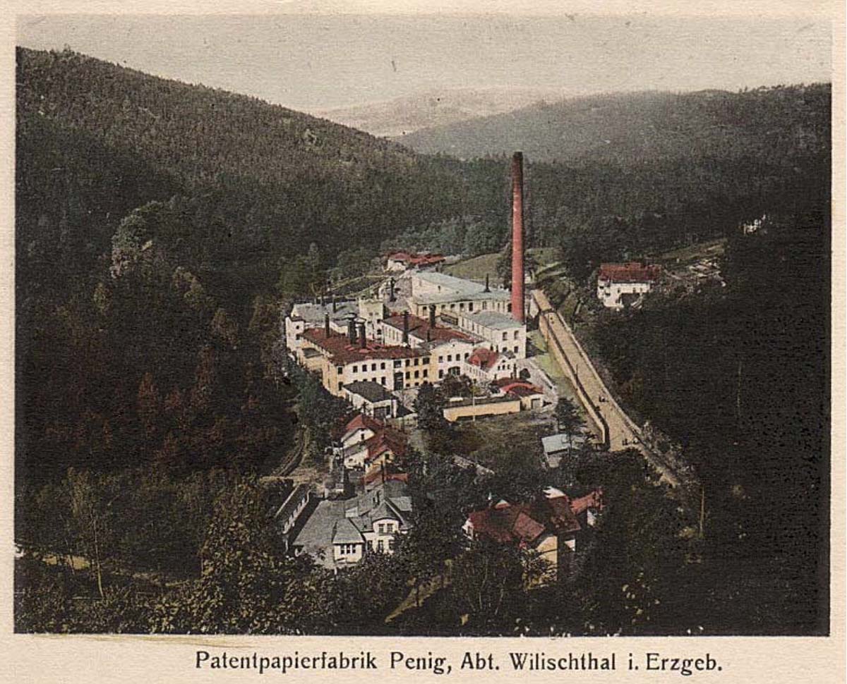 Amtsberg. Wilischthal - Papierfabrik Penig Abteilung