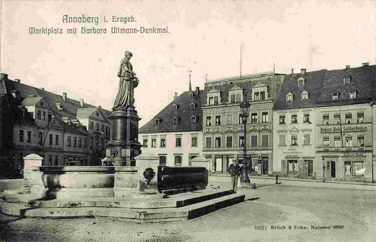 Annaberg-Buchholz. Barbara Uthmann-Denkmal, 1907