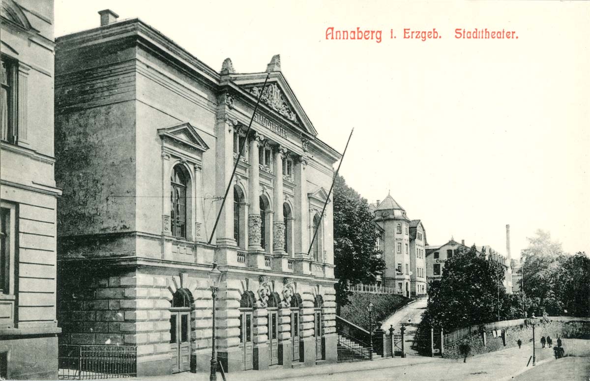 Annaberg-Buchholz. Annaberg - Stadttheater, 1910
