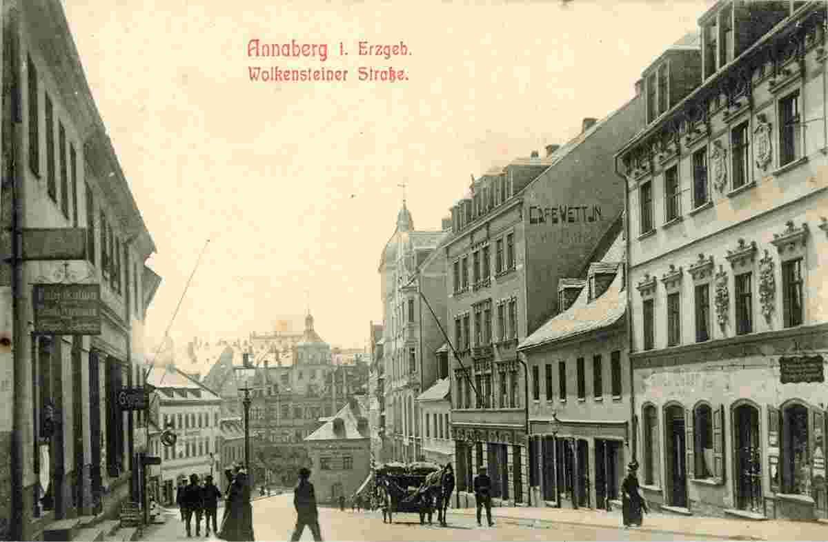 Annaberg-Buchholz. Wolkensteiner Straße, 1910