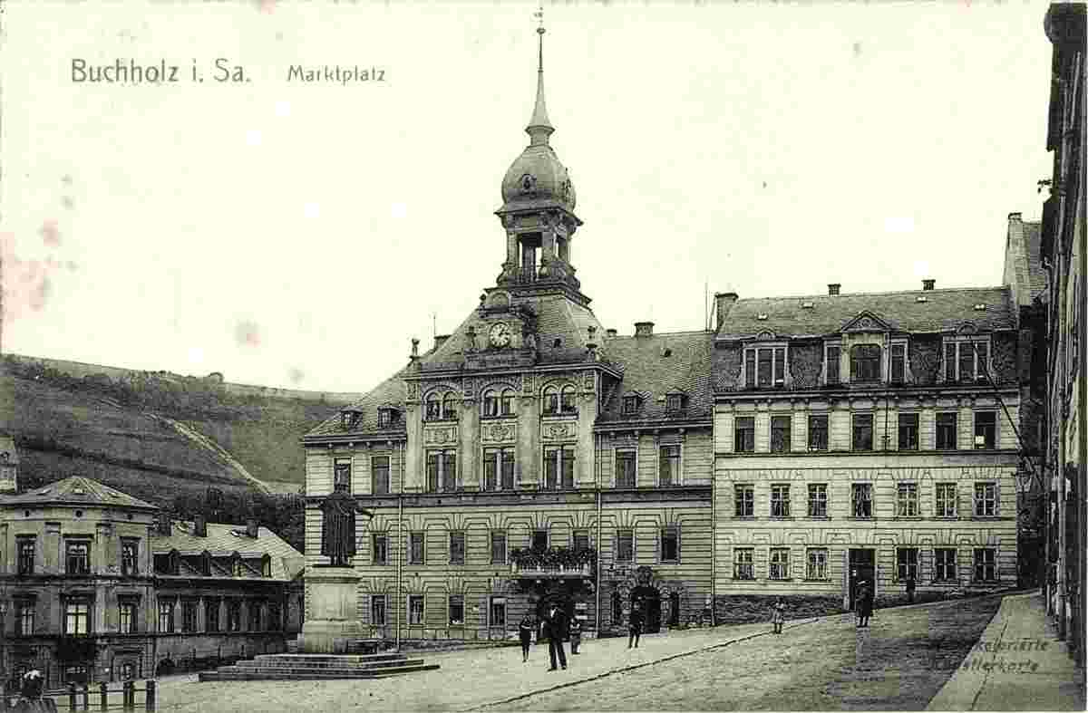 Annaberg-Buchholz. Marktplatz, 1910