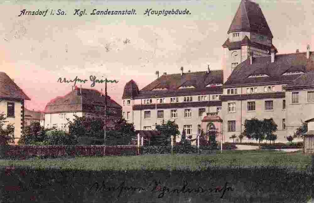 Arnsdorf. Königliche Landesanstalt, Hauptgebäude