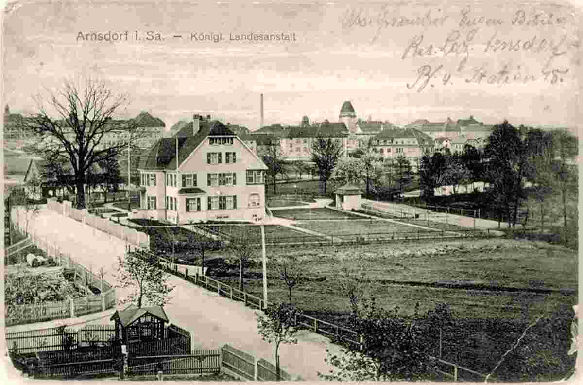 Arnsdorf. Panorama von Dorf