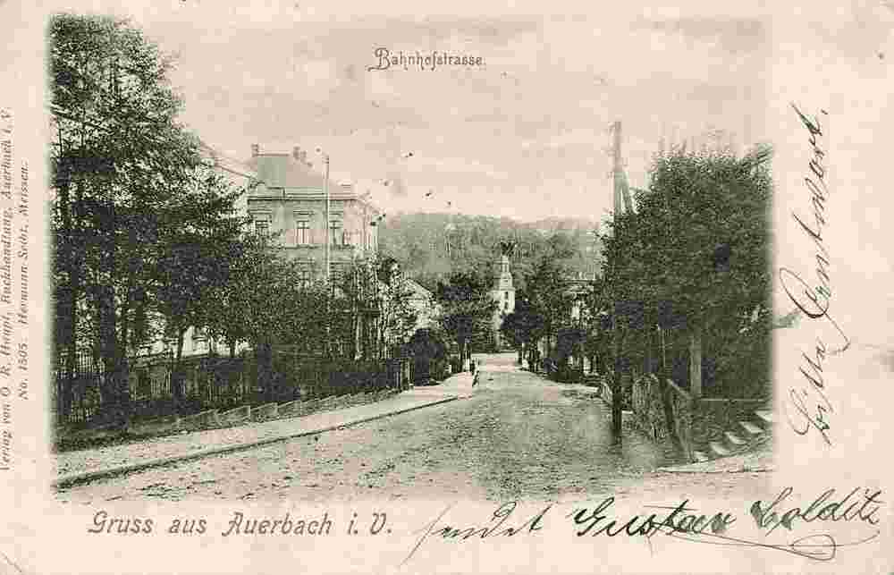 Auerbach. Bahnhofstraße
