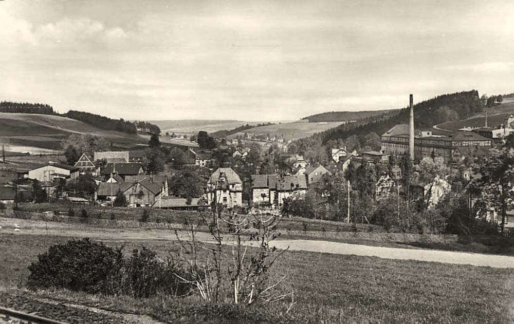 Auerbach (Erzgebirge). Unterer Ortsteil, 1957